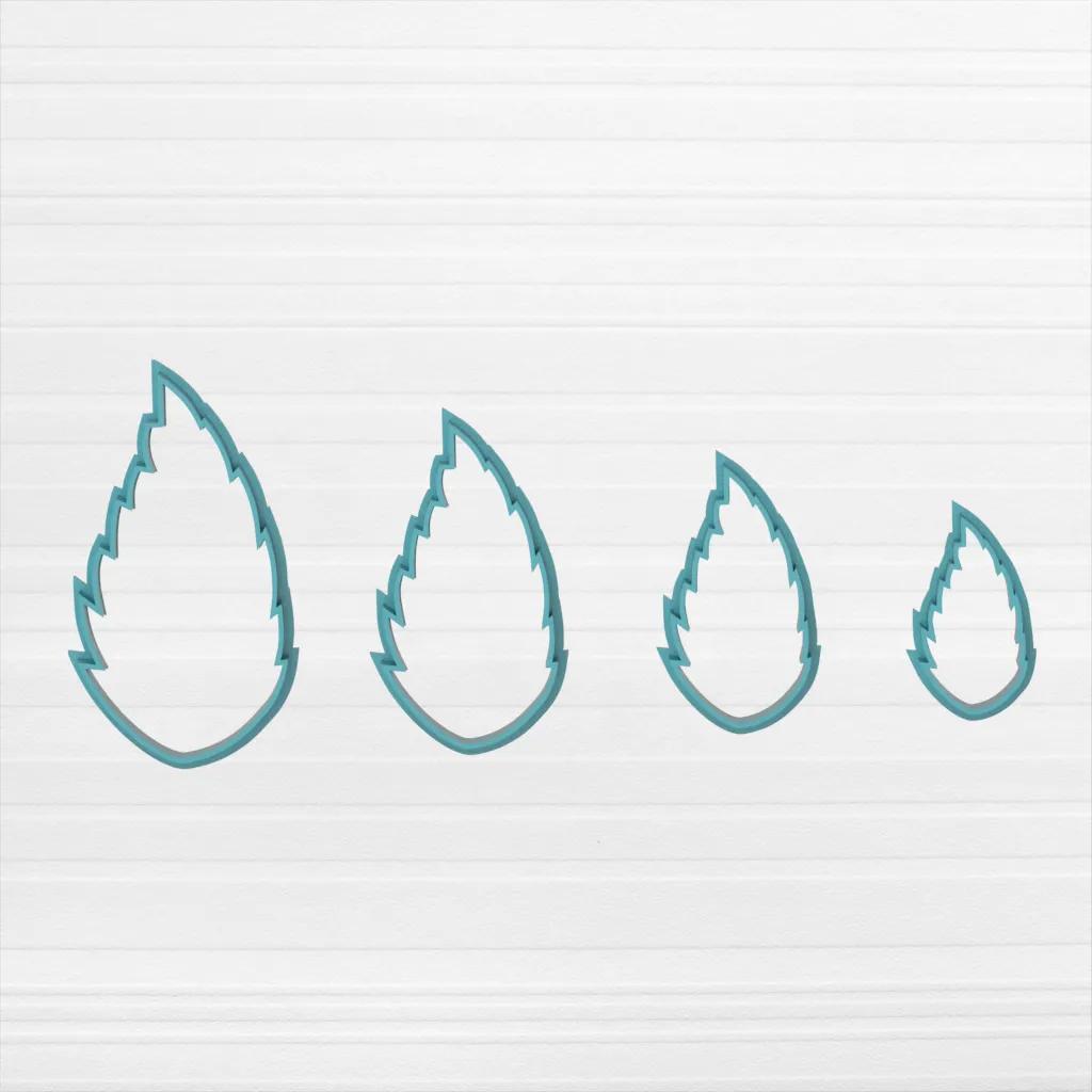 Set Hojas de Árbol x4