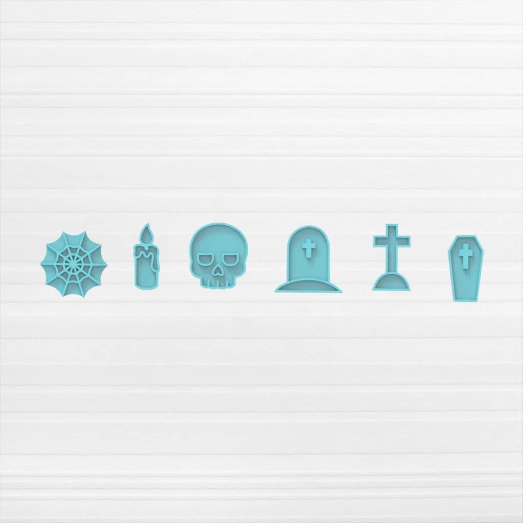 Set Mini Sellos - Halloween